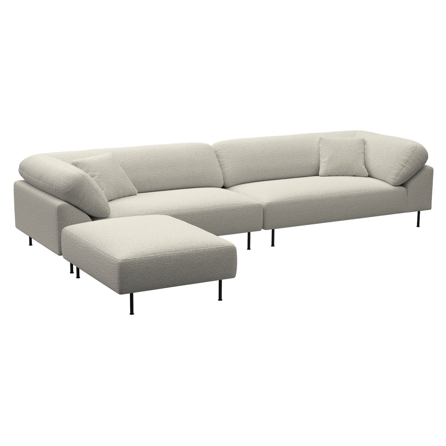 Collar Sectional Sofa: Configuration 3