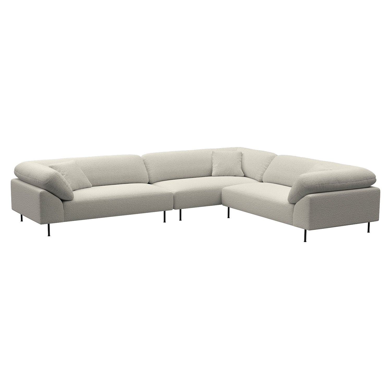Collar Sectional Sofa: Configuration 6