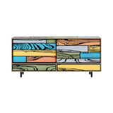 Wrongwoods Credenza: Five Color Palm Springs