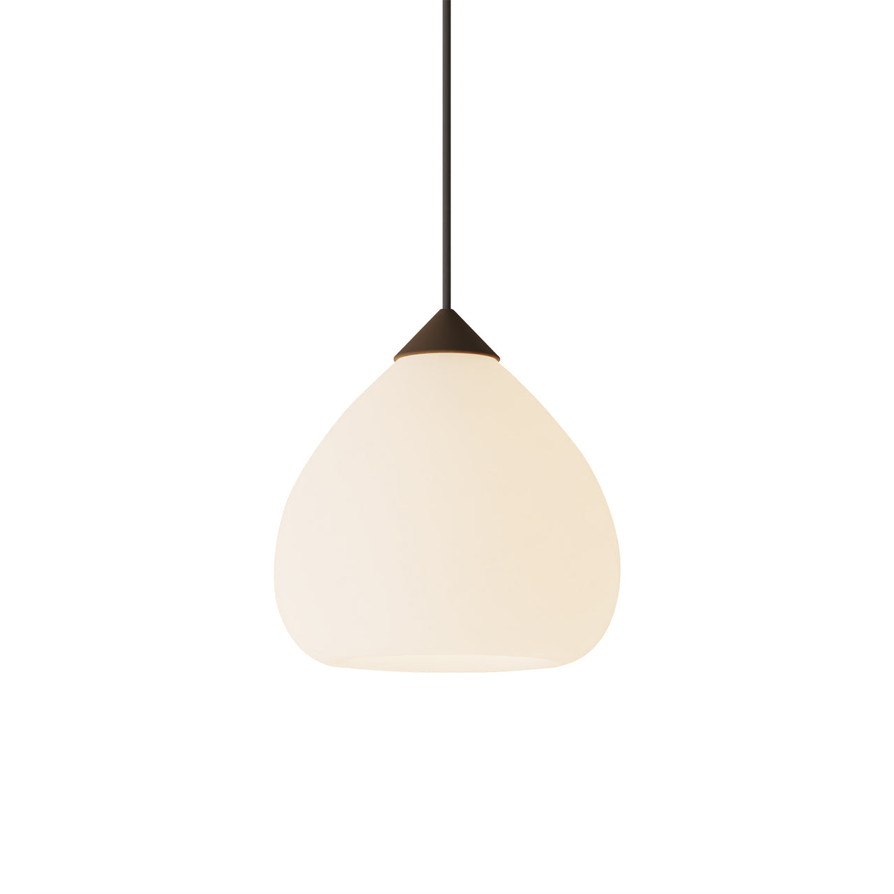 Gulp Pendant Light: Large + Walnut