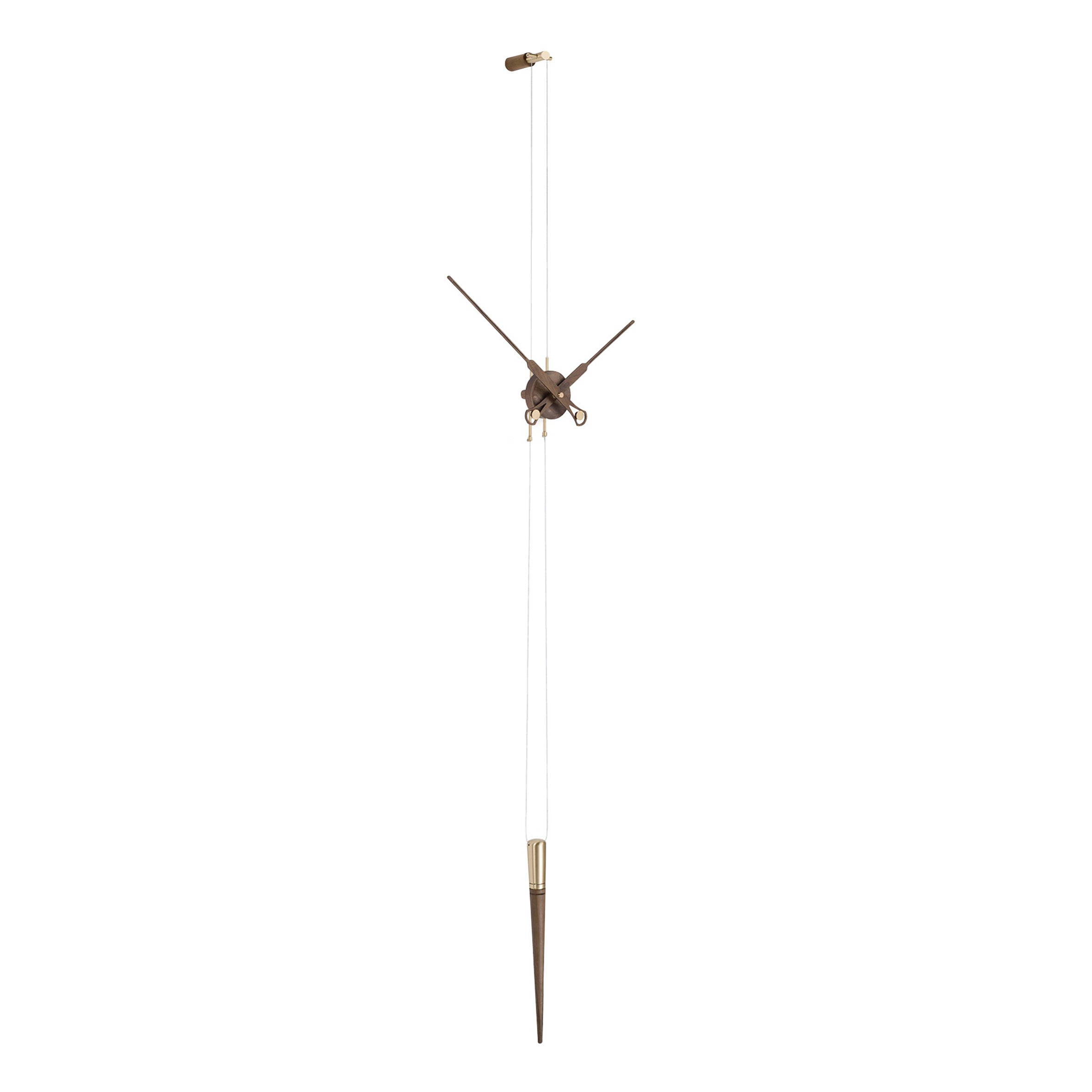 Pendulo Premium Wall Clock: Walnut