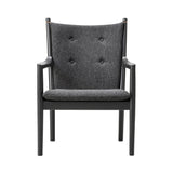 Wegner 1788 Easy Chair: Black Lacquered Oak