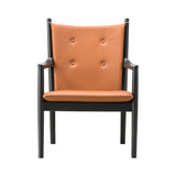 Wegner 1788 Easy Chair: Black Lacquered Oak