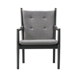 Wegner 1788 Easy Chair: Black Lacquered Oak