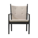 Wegner 1788 Easy Chair: Black Lacquered Oak