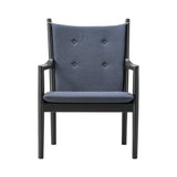 Wegner 1788 Easy Chair: Black Lacquered Oak