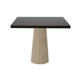 Container Square Table: Large + Bodhi Cover + Wenge Stained + White Wash
