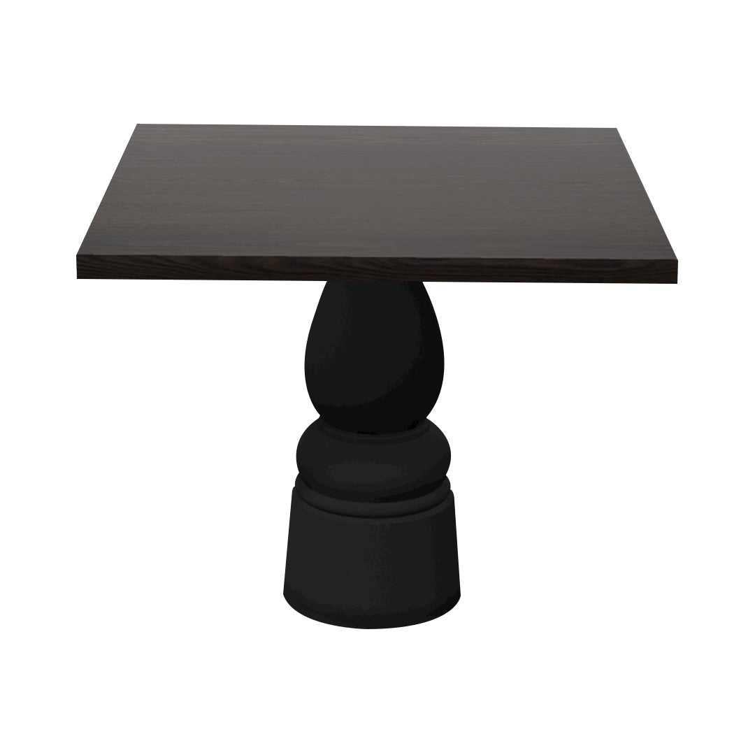 Container Square Table: Large + New Antiques + Wenge Stained + Black