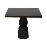 Container Square Table: Large + New Antiques + Wenge Stained + Black