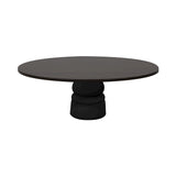 Container Oval Table: Small + New Antiques + Wenge Stained + Black