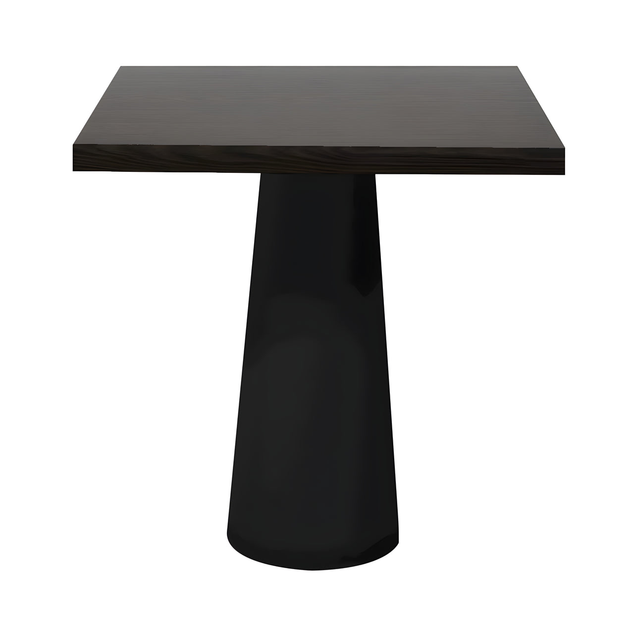 Container Square Table: Small + Wenge Stained + Black