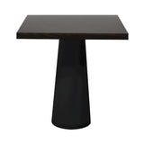 Container Square Table: Small + Wenge Stained + Black