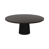 Container Round Table: XXL + Cable Feed + Wenge Stained + Black