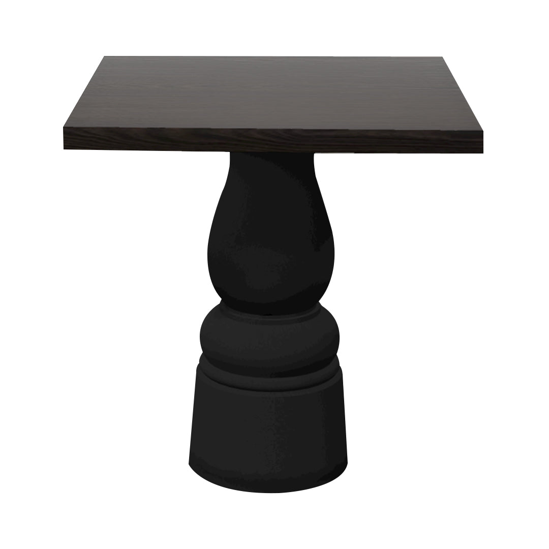 Container Square Table: Small + New Antiques + Wenge Stained + Black