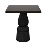 Container Square Table: Small + New Antiques + Wenge Stained + Black