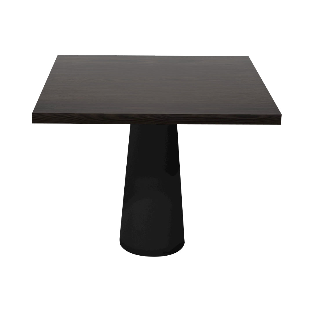 
Container Square Table: Large + Cable Feed + Wenge Stained + Black