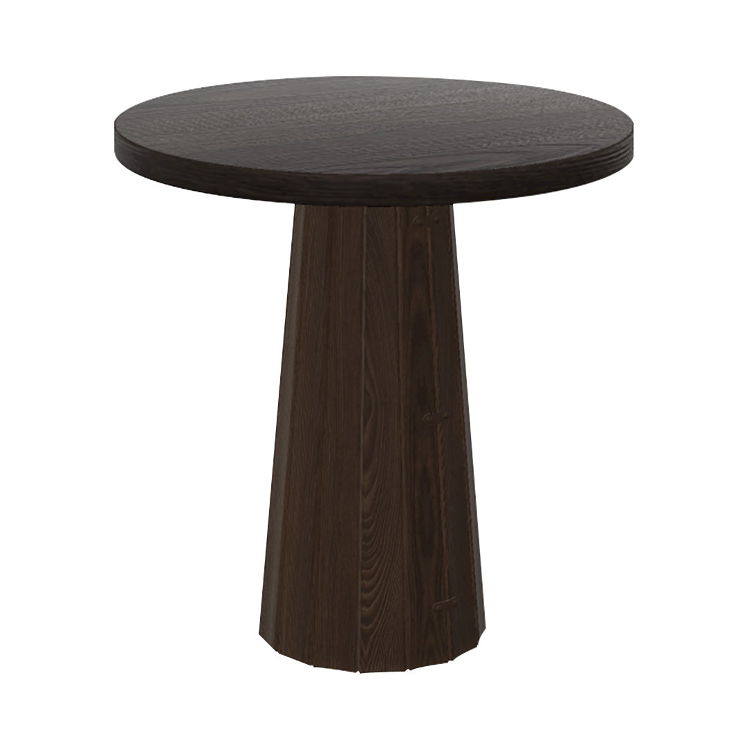 Container Round Table: Extra Small + Bodhi Cover + Wenge Stained + Cinnamon