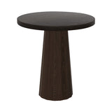 Container Round Table: Extra Small + Bodhi Cover + Wenge Stained + Cinnamon