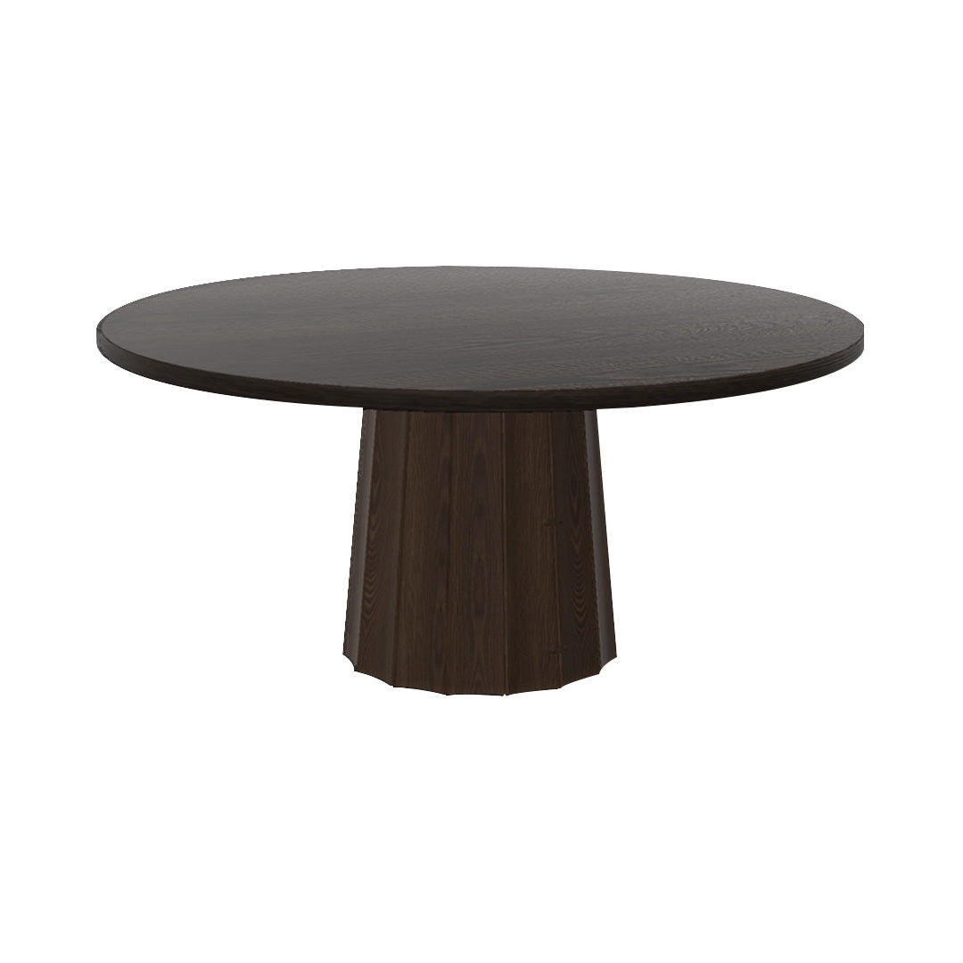Container Round Table: Extra Large + Bodhi Cover + Wenge Stained + Cinnamon