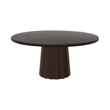 Container Round Table: Extra Large + Bodhi Cover + Wenge Stained + Cinnamon