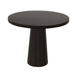 Container Round Table: Small + Bodhi Cover + Wenge Stained + Grey