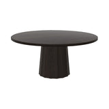 Container Round Table: Extra Large + Bodhi Cover + Wenge Stained + Grey