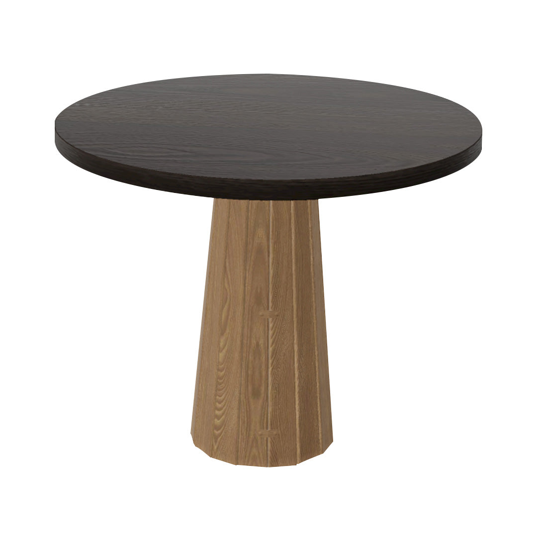 Container Round Table: Small + Bodhi Cover + Wenge Stained + Natural Oil