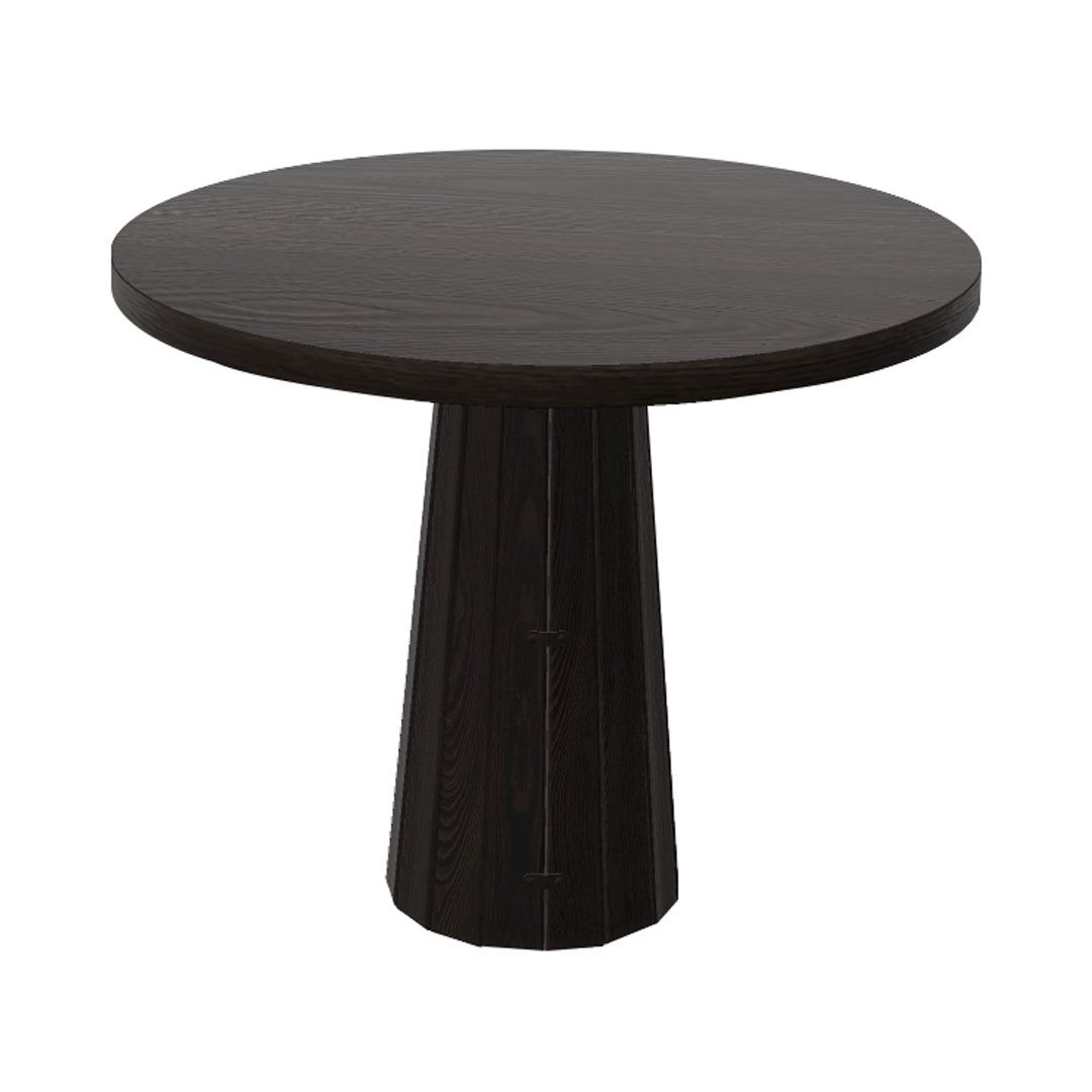 Container Round Table: Small + Bodhi Cover + Wenge Stained + Wenge