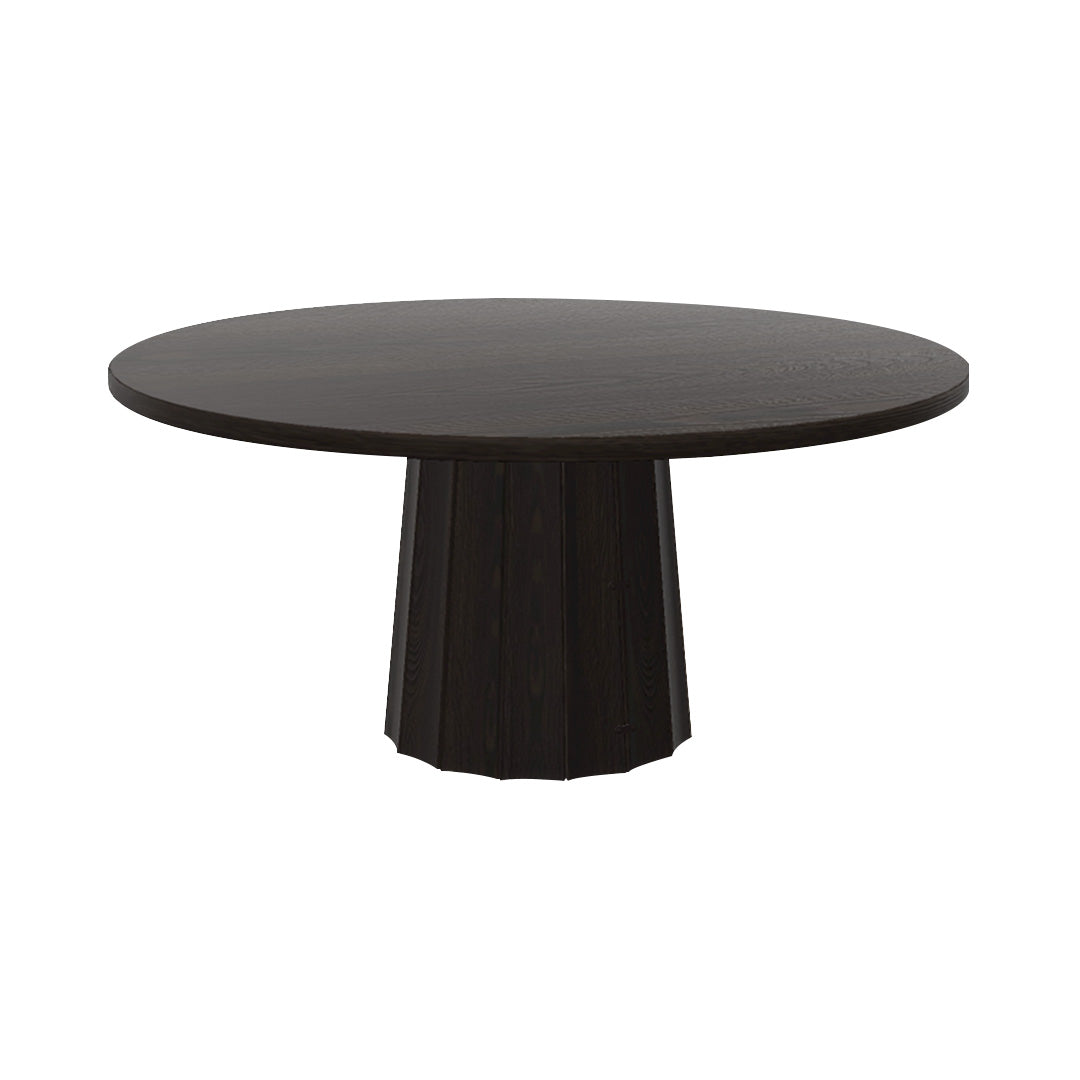 Container Round Table: Extra Large + Bodhi Cover + Wenge Stained + Wenge