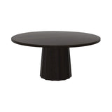 Container Round Table: Extra Large + Bodhi Cover + Wenge Stained + Wenge