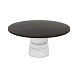 Container Round Table: XXL + New Antiques + Wenge Stained + White