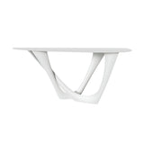 G-Console Duo: Left + White Matt Steel