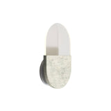 Slab Wall Lamp: White Wool