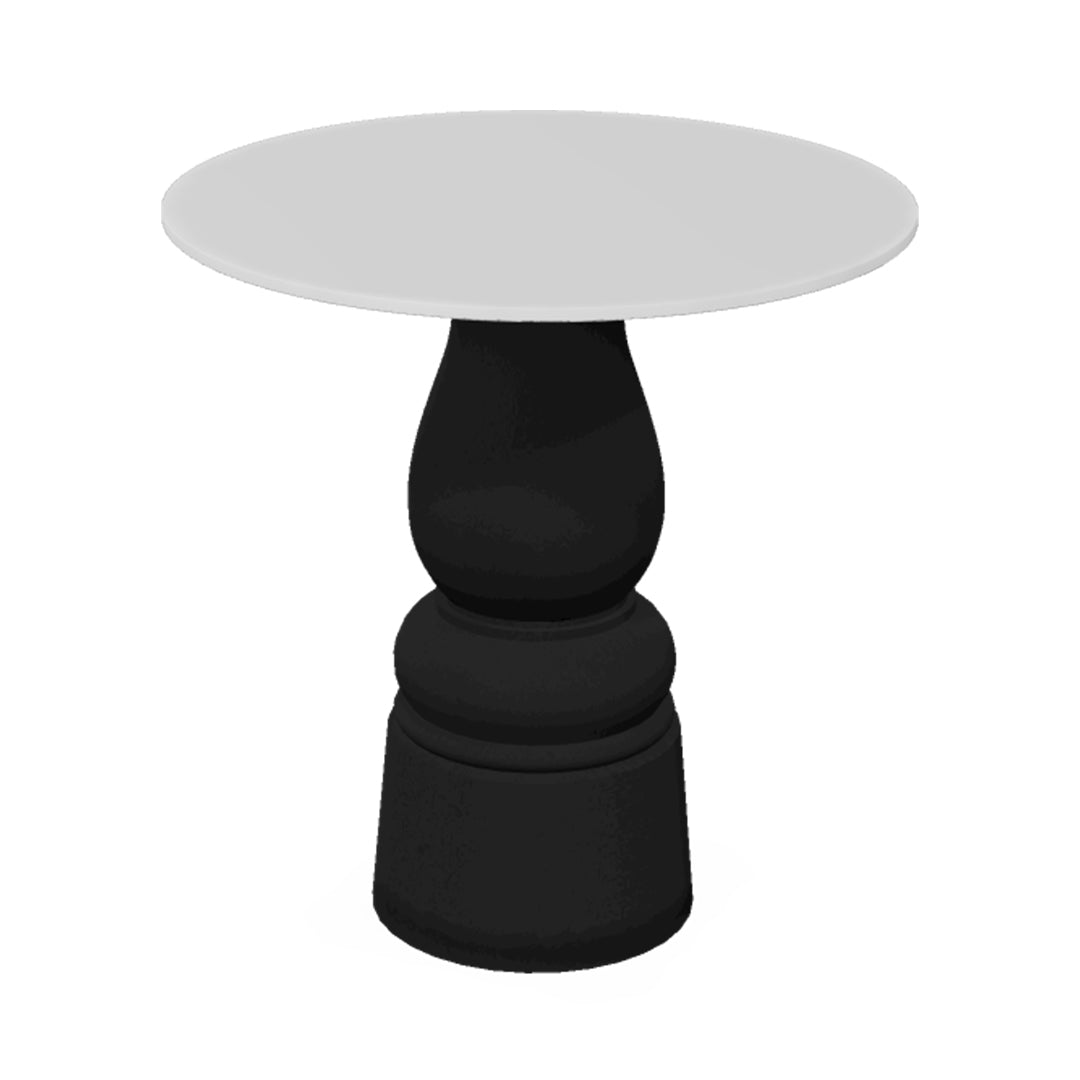 Container HPL Round Table: Extra Small+ New Antiques + White + Black