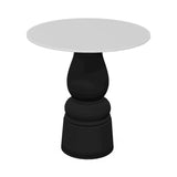 Container HPL Round Table: Extra Small+ New Antiques + White + Black