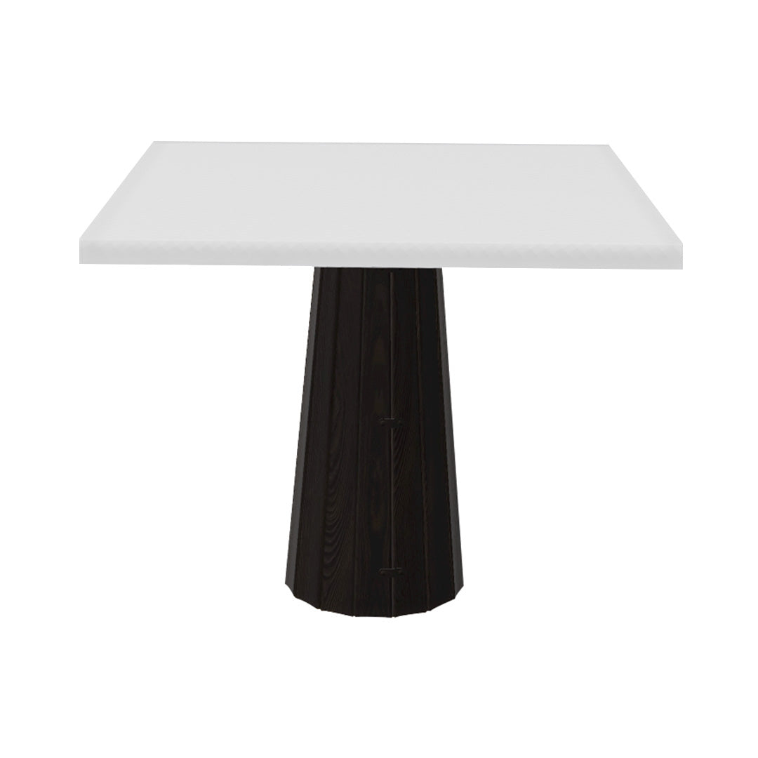 Container HPL Square Table: Small + Bodhi Cover + White + Wenge