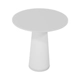 Container HPL Round Table: Extra Small + White + White