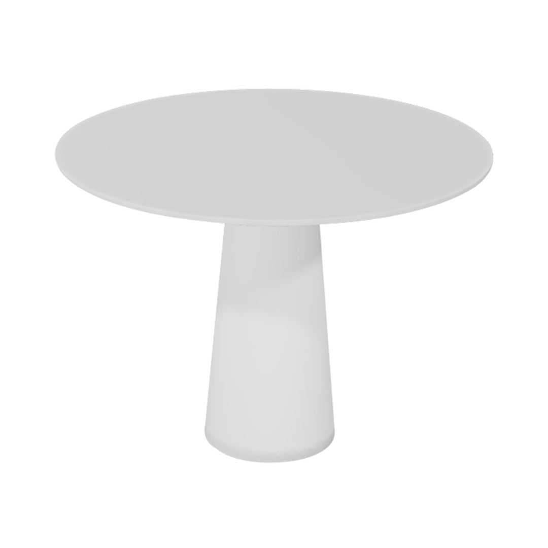 Container HPL Round Table: Small + White + White
