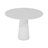 Container HPL Round Table: Small + White + White