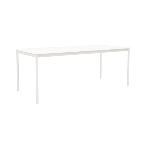 Base Table: Medium + White Laminate + ABS Edge + White