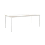 Base Table: Medium + White Laminate + Plywood Edge + White
