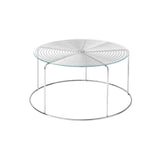 Wire Coffee Table: VP17 + With Glass Top