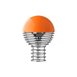 Wire Portable Table Lamp: Orange