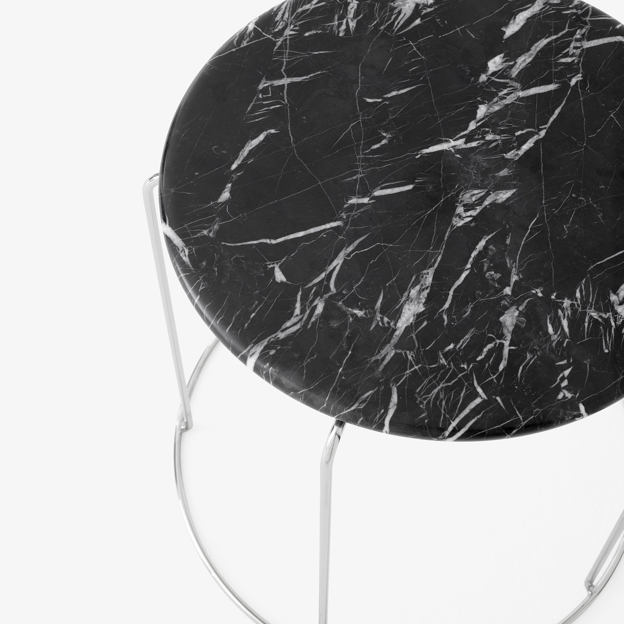 Wire Stool VP11: Marble + DI