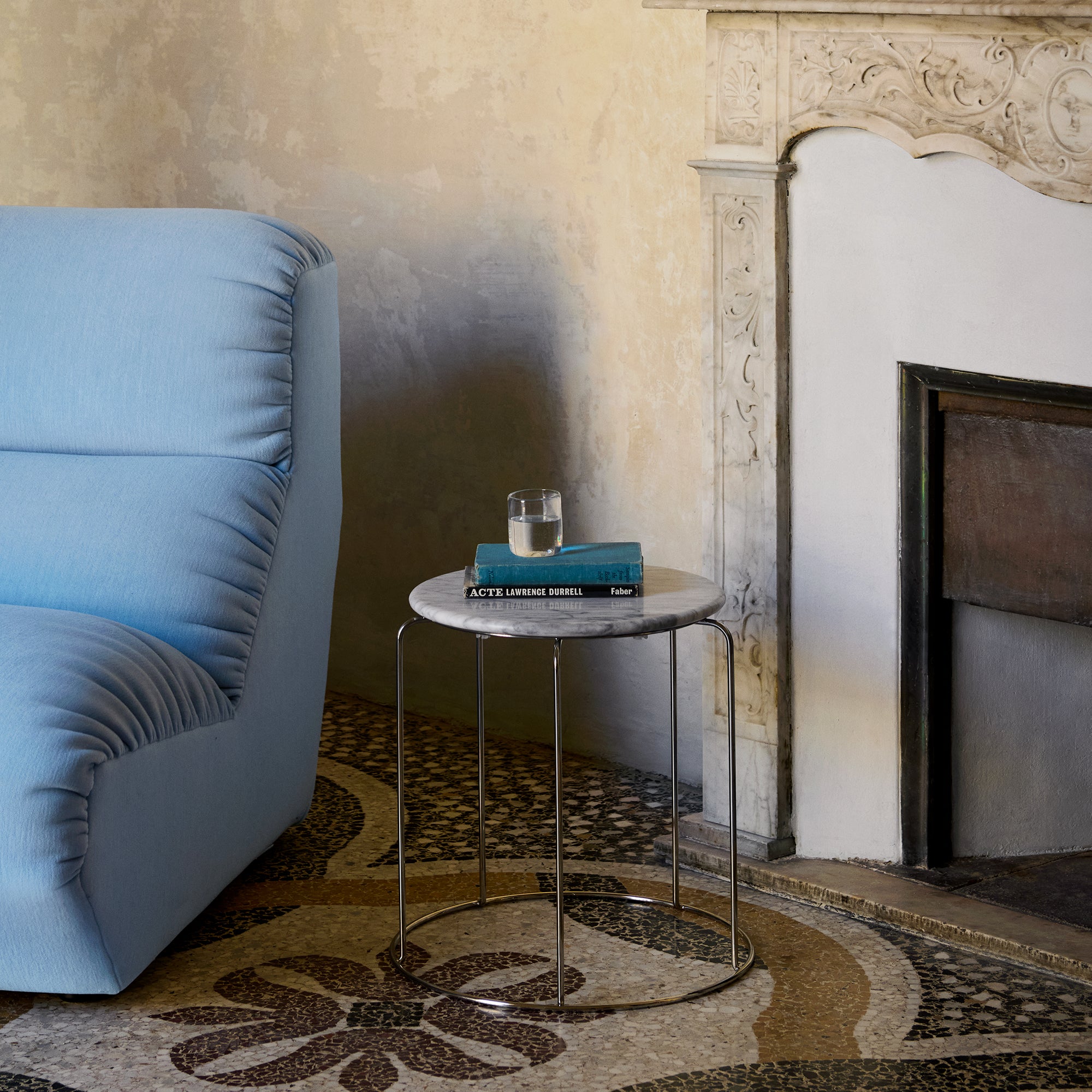 Wire Stool VP11: Marble + LS