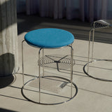 Wire Stool VP11: Upholstered + LS