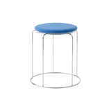 Wire Stool VP11: Upholstered
