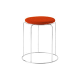 Wire Stool VP11: Upholstered