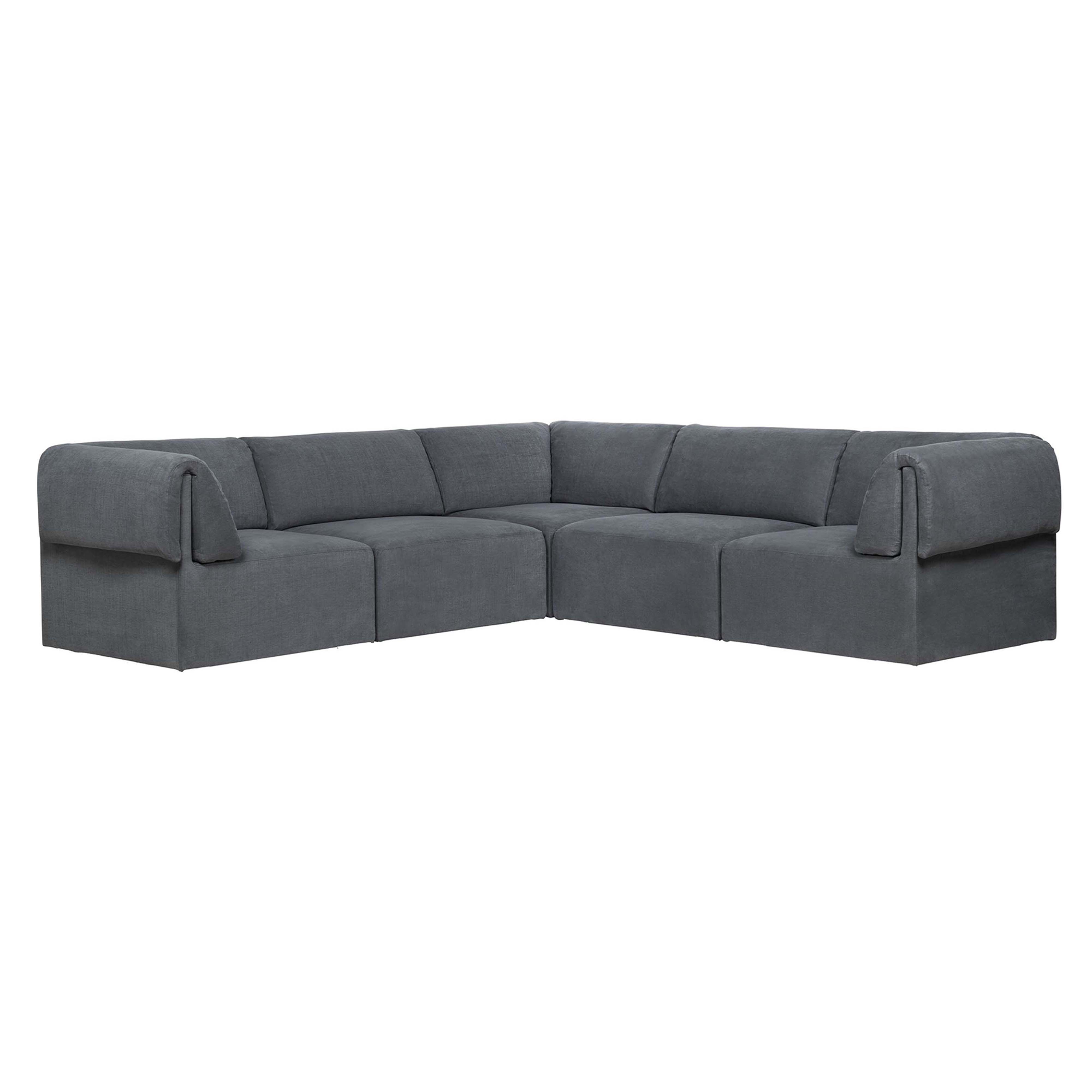 Wonder Corner Sofa: 2 x 3 Seater + Chivasso
