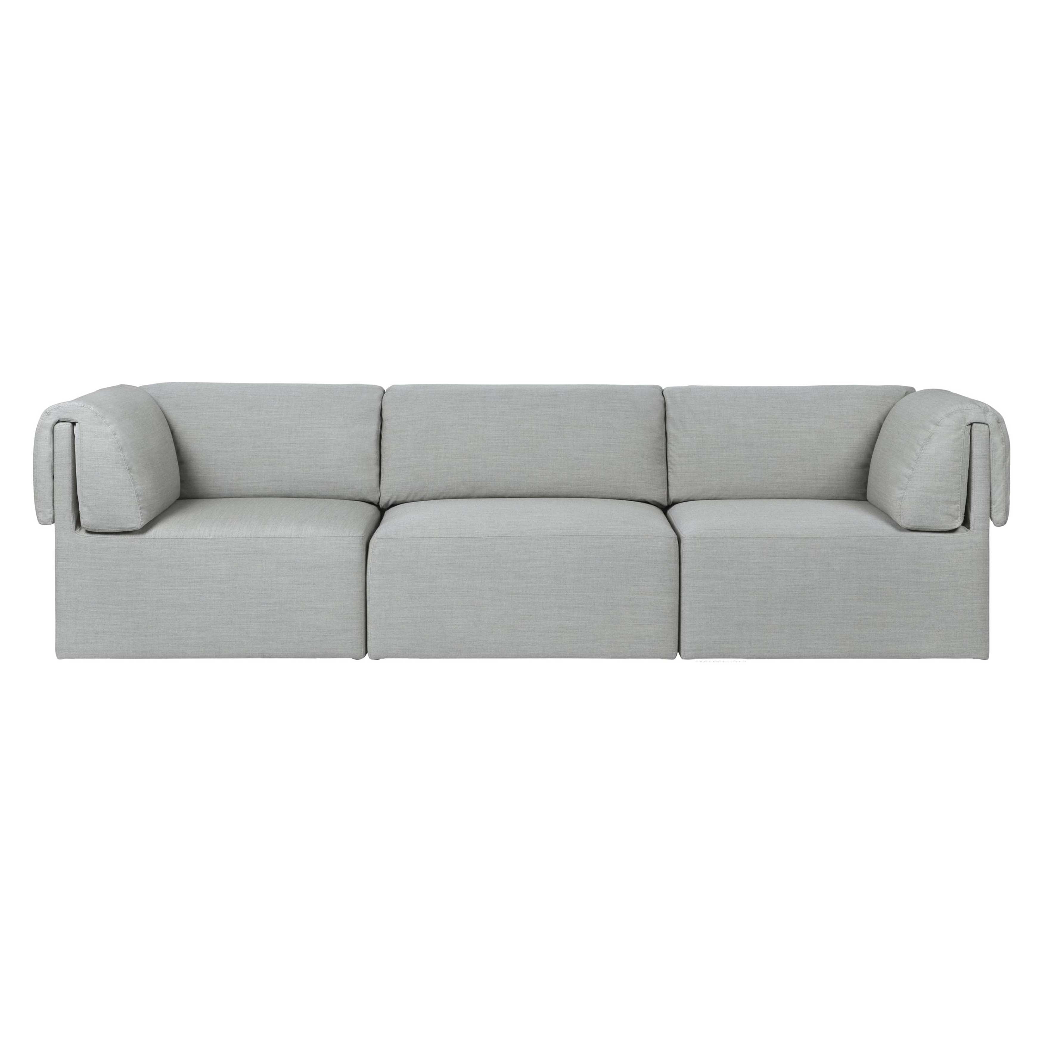 Wonder Sofa: 3 Seater with Armrest + Fixed Cover